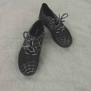 No Bull Trainer Shoes Black Custom Painted Spider‎ Man Web Halloween